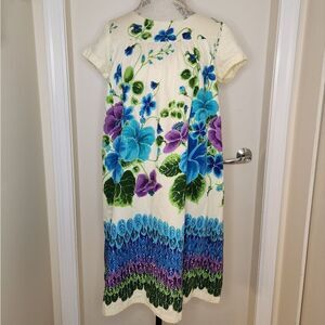 60s floral Hawaiian dress